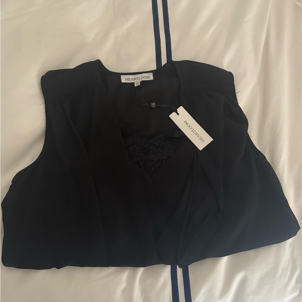 Heartloom Elegant Black Blouse